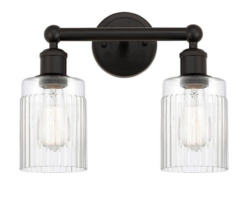 Edison Two Light Bath Vanity in Oil Rubbed Bronze (405|6162WOBG342)