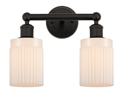 Edison Two Light Bath Vanity in Oil Rubbed Bronze (405|6162WOBG341)