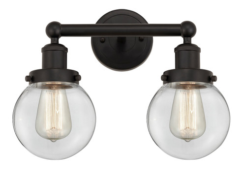 Edison Two Light Bath Vanity in Oil Rubbed Bronze (405|6162WOBG2026)