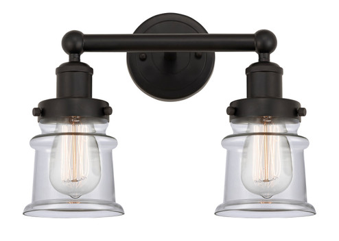 Edison Two Light Bath Vanity in Oil Rubbed Bronze (405|6162WOBG182S)