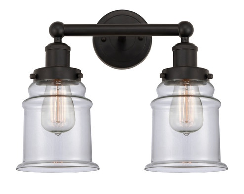Edison Two Light Bath Vanity in Oil Rubbed Bronze (405|6162WOBG182)