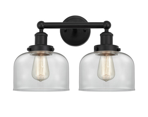 Edison Two Light Bath Vanity in Matte Black (405|6162WBKG72)