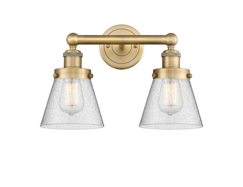 Edison Two Light Bath Vanity in Brushed Brass (405|6162WBBG64)