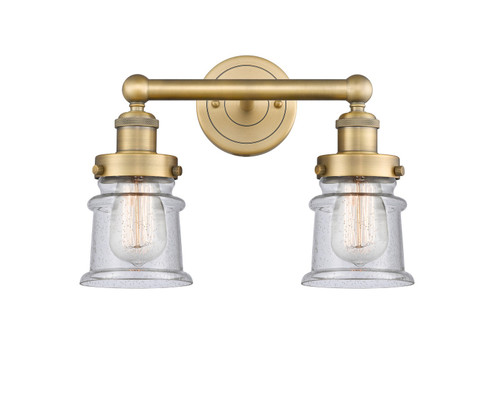 Edison Two Light Bath Vanity in Brushed Brass (405|6162WBBG184S)