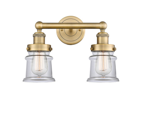 Edison Two Light Bath Vanity in Brushed Brass (405|6162WBBG182S)
