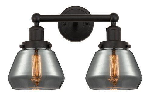 Edison Two Light Bath Vanity in Black Antique Brass (405|6162WBABG171)