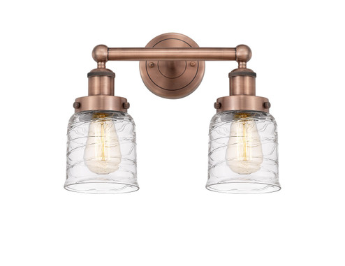 Edison Two Light Bath Vanity in Antique Copper (405|6162WACG513)
