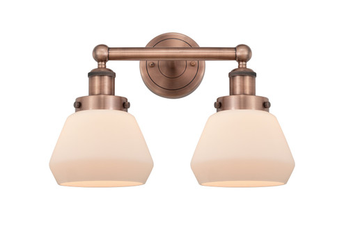 Edison Two Light Bath Vanity in Antique Copper (405|6162WACG171)