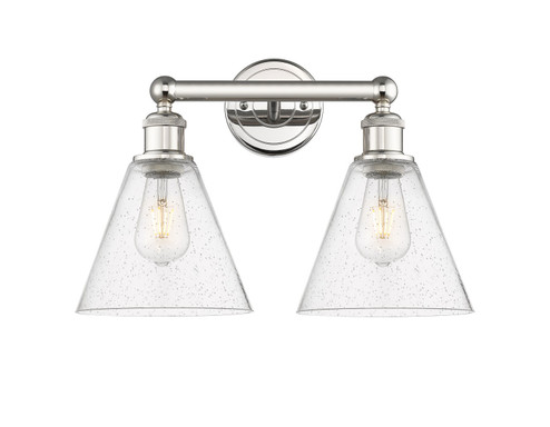 Edison Two Light Bath Vanity in Antique Brass (405|6162WABGBC82)