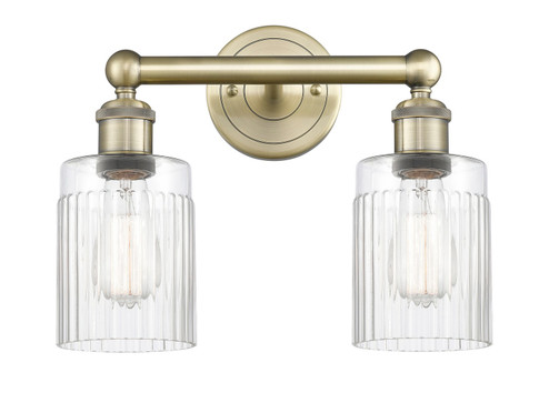 Edison Two Light Bath Vanity in Antique Brass (405|6162WABG342)