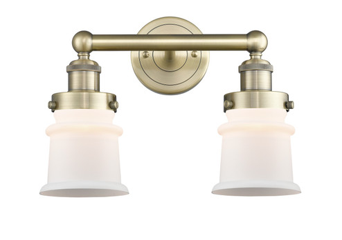 Edison Two Light Bath Vanity in Antique Brass (405|6162WABG181S)