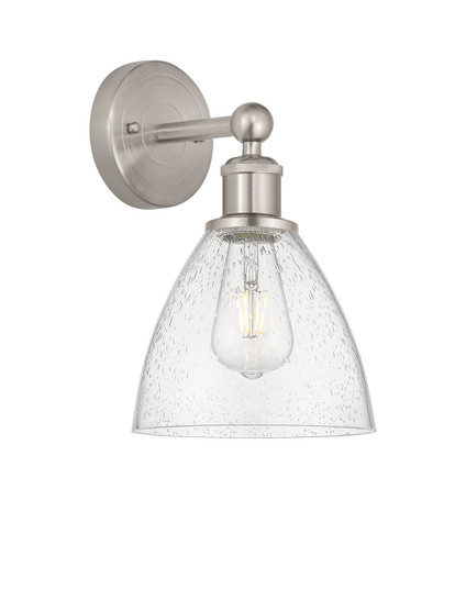 Edison One Light Wall Sconce in Polished Nickel (405|6161WPNGBD752) Edison One Light Wall Sconce in Polished Nickel (405|6161WPNGBD752)