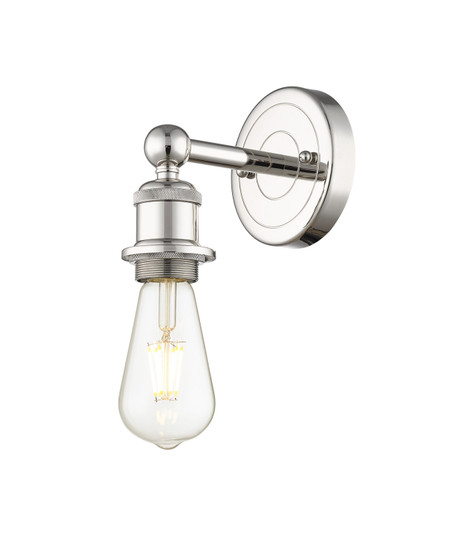 Downtown Urban One Light Wall Sconce in Polished Nickel (405|6161WPN)