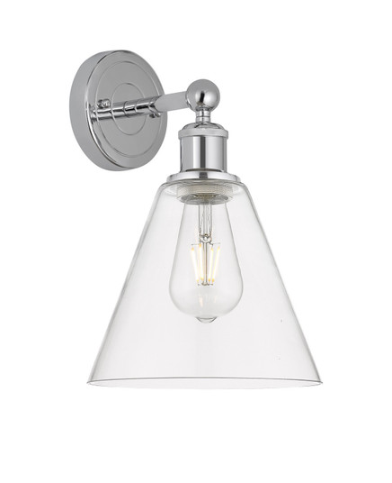 Downtown Urban One Light Wall Sconce in Polished Chrome (405|6161WPCGBC82)