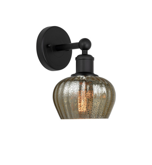 Edison One Light Wall Sconce in Matte Black (405|6161WBKG96)