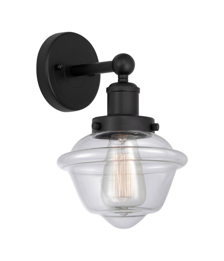 Edison One Light Wall Sconce in Matte Black (405|6161WBKG532)