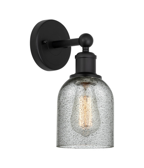 Edison One Light Wall Sconce in Matte Black (405|6161WBKG257)