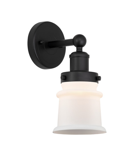 Edison One Light Wall Sconce in Matte Black (405|6161WBKG181S)