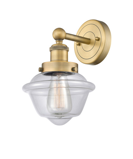 Edison One Light Wall Sconce in Brushed Brass (405|6161WBBG532)