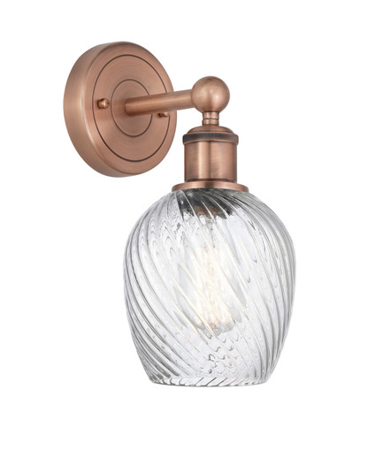 Edison One Light Wall Sconce in Antique Copper (405|6161WACG292)