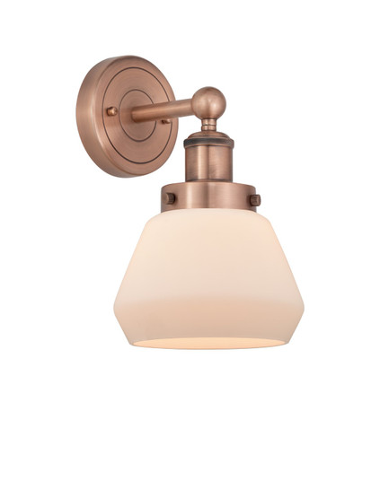 Edison One Light Wall Sconce in Antique Copper (405|6161WACG171)