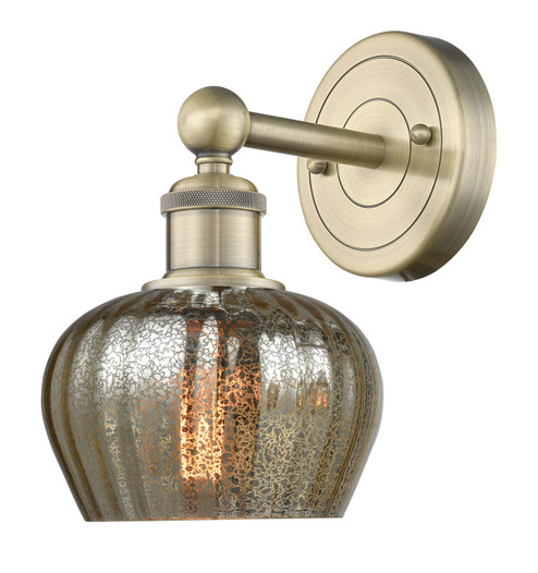 Edison One Light Wall Sconce in Antique Brass (405|6161WABG96)