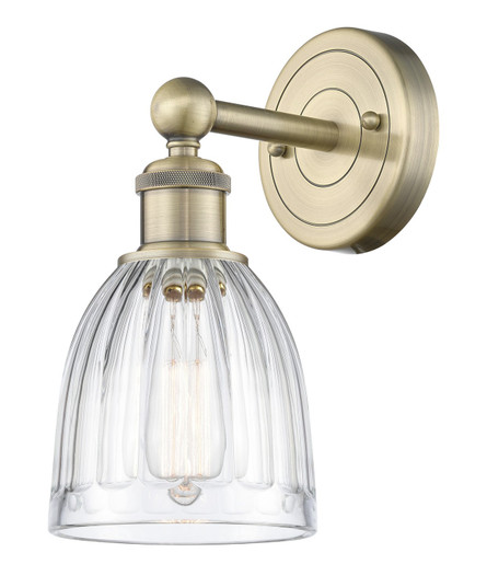 Edison One Light Wall Sconce in Antique Brass (405|6161WABG442)