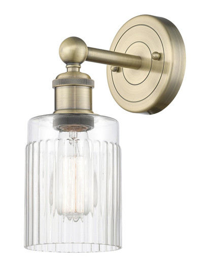 Edison One Light Wall Sconce in Antique Brass (405|6161WABG342)