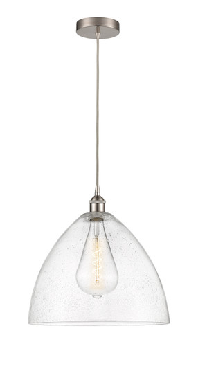 Edison One Light Pendant in Brushed Satin Nickel (405|6161PSNGBD164)
