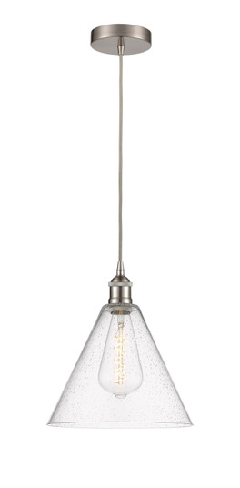 Edison One Light Mini Pendant in Brushed Satin Nickel (405|6161PSNGBC124) Edison One Light Mini Pendant in Brushed Satin Nickel (405|6161PSNGBC124)