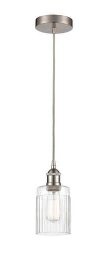 Edison One Light Mini Pendant in Brushed Satin Nickel (405|6161PSNG342)