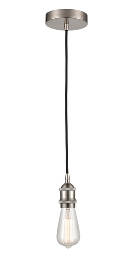 Edison One Light Mini Pendant in Satin Nickel (405|6161PSN)