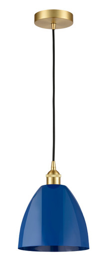 Edison One Light Mini Pendant in Satin Gold (405|6161PSGMBD9BL)