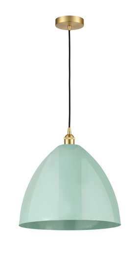 Edison One Light Mini Pendant in Satin Gold (405|6161PSGMBD16SF)
