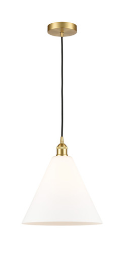 Edison One Light Mini Pendant in Satin Gold (405|6161PSGGBC121)