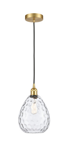 Edison One Light Mini Pendant in Satin Gold (405|6161PSGG372)