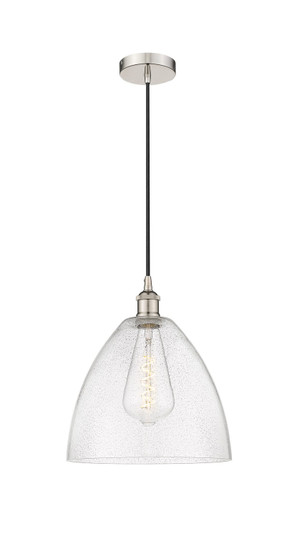 Edison One Light Mini Pendant in Polished Nickel (405|6161PPNGBD124)