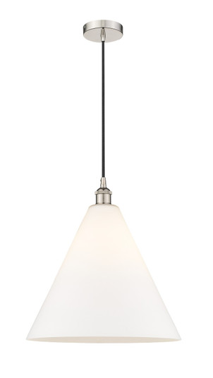 Edison One Light Pendant in Polished Nickel (405|6161PPNGBC161)