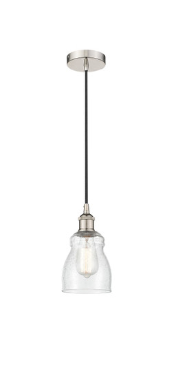 Edison One Light Mini Pendant in Polished Nickel (405|6161PPNG394)