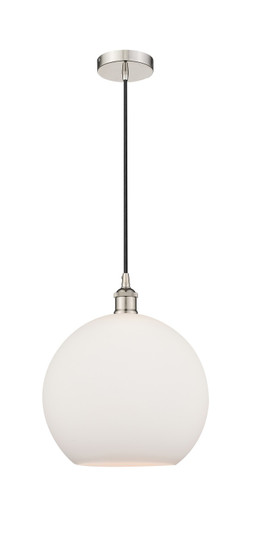 Edison One Light Mini Pendant in Polished Nickel (405|6161PPNG12112)