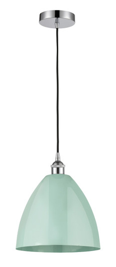 Edison One Light Mini Pendant in Polished Chrome (405|6161PPCMBD12SF)