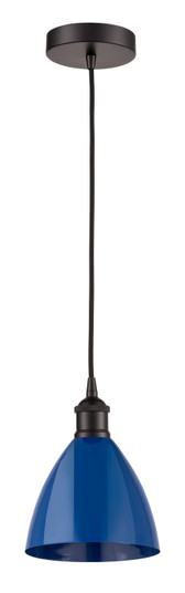 Edison One Light Mini Pendant in Oil Rubbed Bronze (405|6161POBMBD75BL)