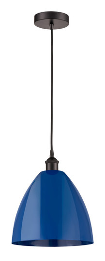 Edison One Light Mini Pendant in Oil Rubbed Bronze (405|6161POBMBD12BL)