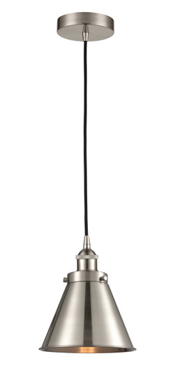 Edison One Light Mini Pendant in Brushed Satin Nickel (405|6161PHSNM13SN)
