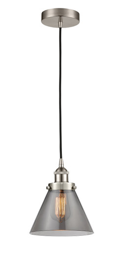 Edison One Light Mini Pendant in Brushed Satin Nickel (405|6161PHSNG43)