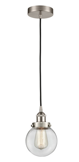 Edison One Light Mini Pendant in Brushed Satin Nickel (405|6161PHSNG2026)