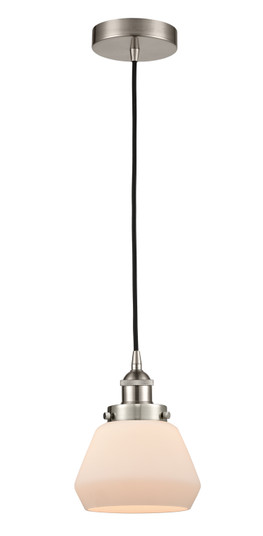 Edison One Light Mini Pendant in Brushed Satin Nickel (405|6161PHSNG171) Edison One Light Mini Pendant in Brushed Satin Nickel (405|6161PHSNG171)