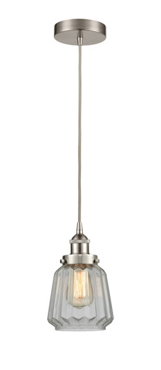 Edison LED Mini Pendant in Brushed Satin Nickel (405|6161PHSNG142LED)