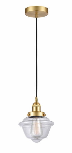 Edison One Light Mini Pendant in Satin Gold (405|6161PHSGG532)