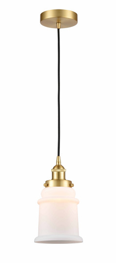 Edison One Light Mini Pendant in Satin Gold (405|6161PHSGG181)